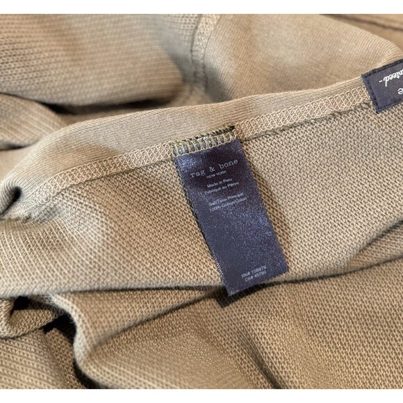 Rag Bone Mens Shirt Green Knit Crew Neck Long Sleeve Pullover Casual Size Medium - Picture 10 of 11